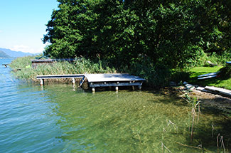 Badestrand am Ossiacher See